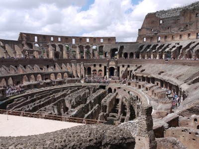 Bili smo tudi v Rimu, kjer je bil Kolosej dokaj kolosalen.